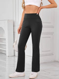 High Waist Active Pants with Pockets - CELIVINE