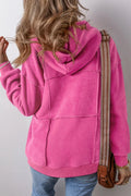 Exposed Seam Long Sleeve Hoodie - CELIVINE