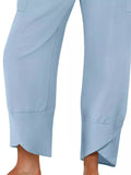 Elastic Waist Pants - CELIVINE