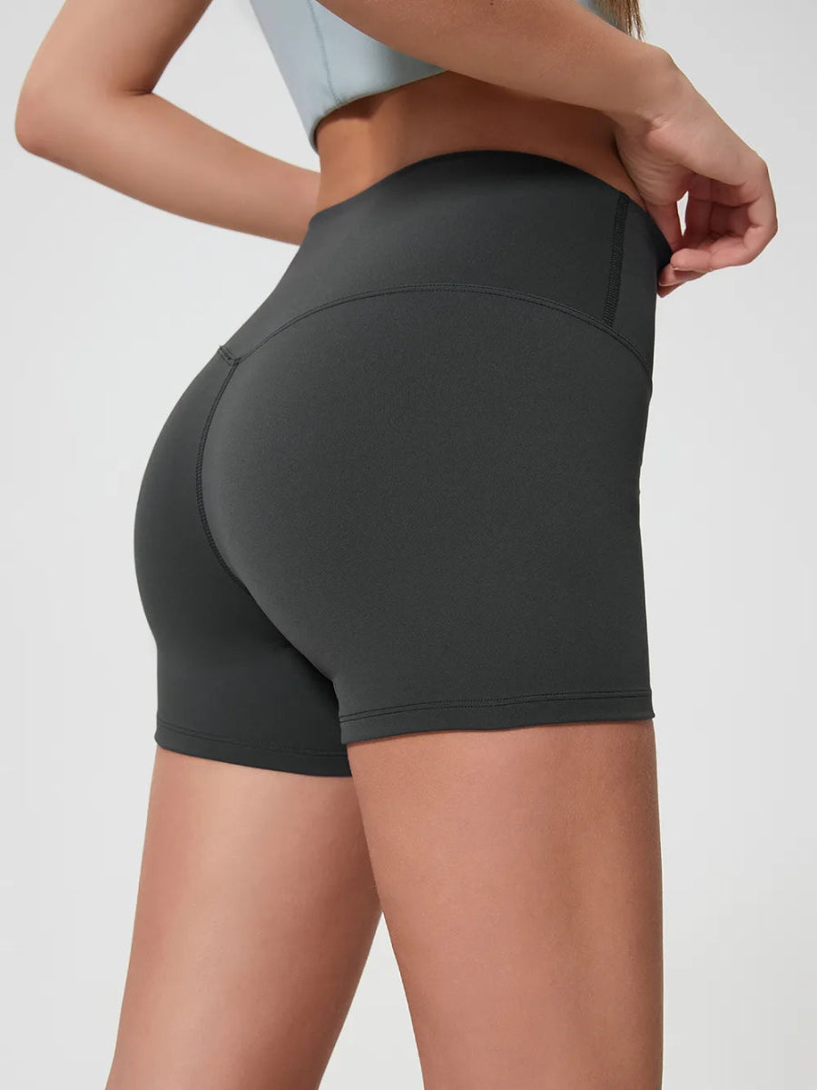 High Waist Active Shorts - CELIVINE
