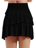 Tiered Ruffle Active Skort - CELIVINE