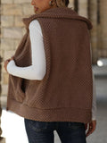 Zip - Up Vest Coat - CELIVINE