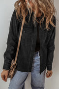 Button Up Long Sleeve Denim Jacket - CELIVINE