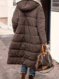 Full Size Zip Up Sherpa Hooded Coat - CELIVINE