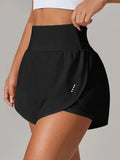 Pocketed High Waist Active Shorts - CELIVINE