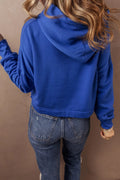 Drawstring Long Sleeve Hoodie - CELIVINE