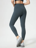 Wide Waistband Active Leggings - CELIVINE