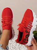 Cutout Leopard Lace Up Mesh Athletic - CELIVINE