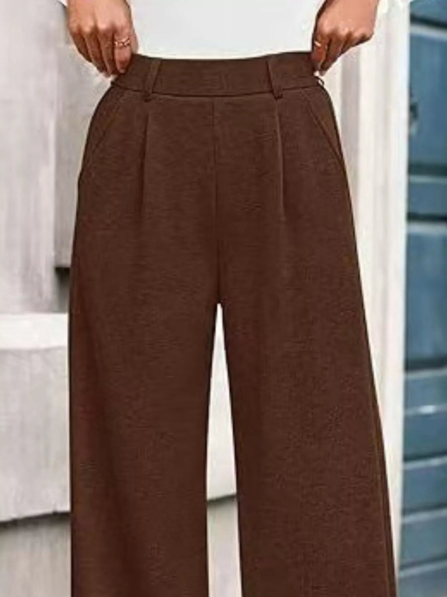 Wide - Leg Pants - CELIVINE
