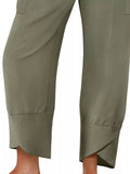 Elastic Waist Pants - CELIVINE