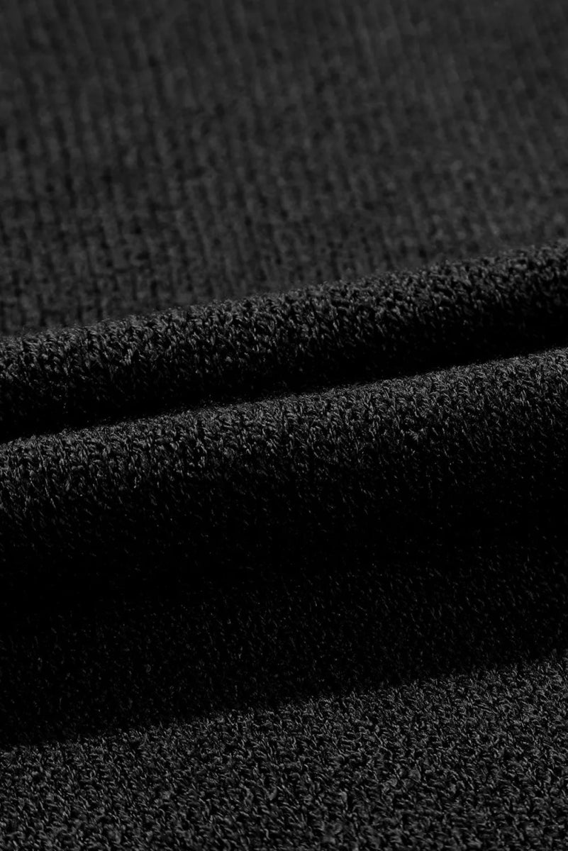 Pumpkin Round Neck Long Sleeve Knit Top - CELIVINE