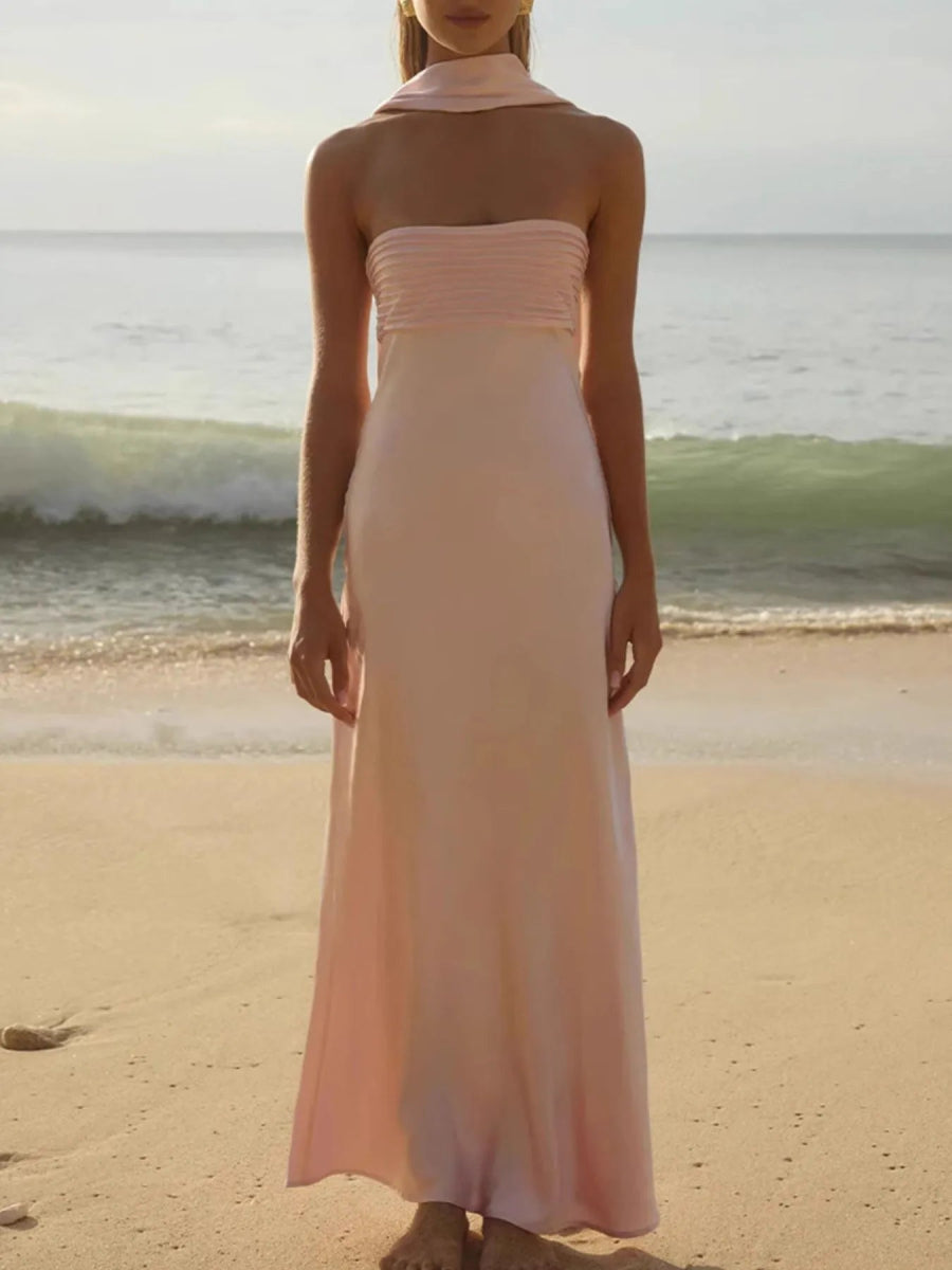 Tube Mermaid Maxi Dress - CELIVINE
