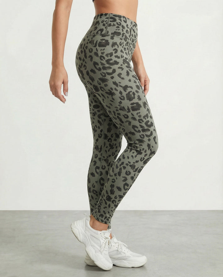 Leopard High - Rise Leggings - CELIVINE