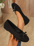 Bow - Detail Slip - On Loafers - CELIVINE