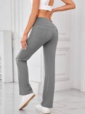 High Waist Active Pants with Pockets - CELIVINE