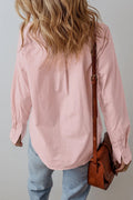 Button Up Long Sleeve Shirt - CELIVINE