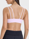 Scoop Neck Double Strap Active Cami - CELIVINE